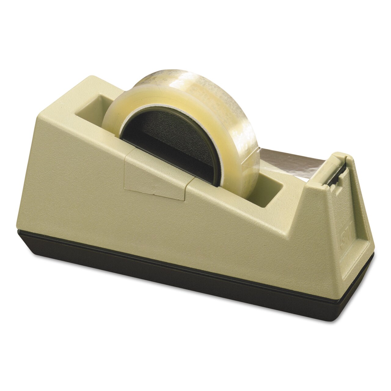 Scotch Heavy-Duty Weighted Desktop Tape Dispenser 3 Core Plastic Putty/Brown